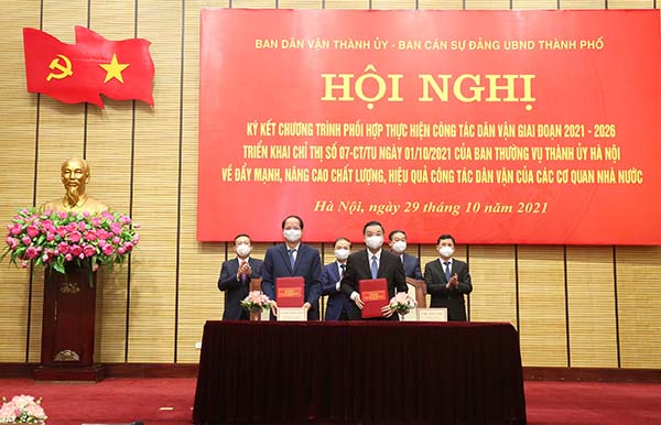 Ban hành Quy chế công tác dân vận của hệ thống chính trị thành phố Hà Nội